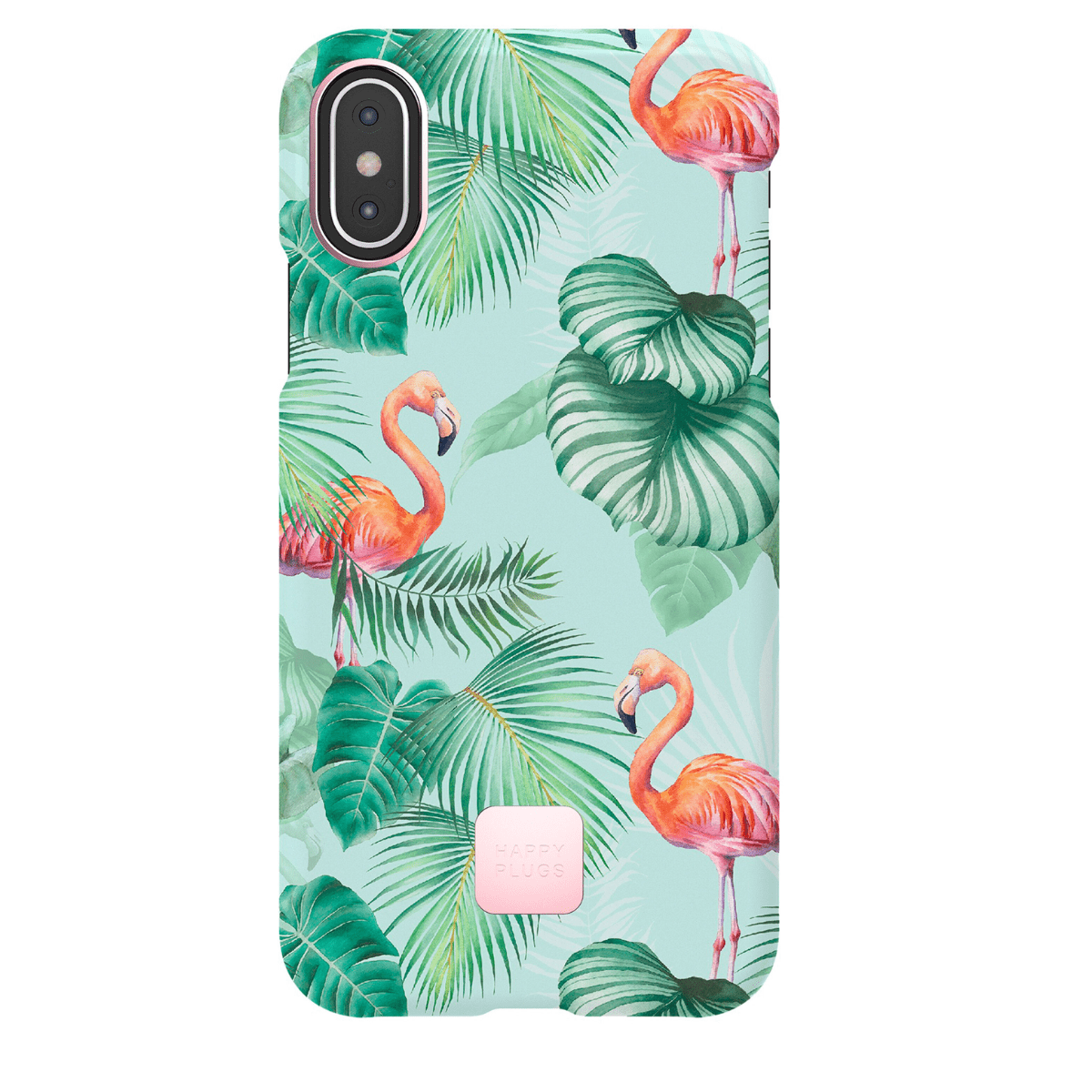 Carcasa Happy Plugs iPhone XS Flamenco Rosa Openbox - Reuse Chile