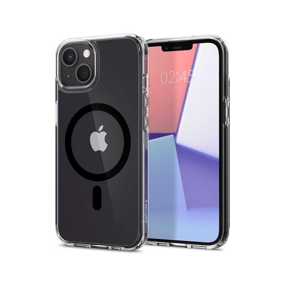 Carcasa Iphone 13 Mini Spigen Crystal Hybrid Clear compatible con Mag Safe Openbox - Reuse Chile