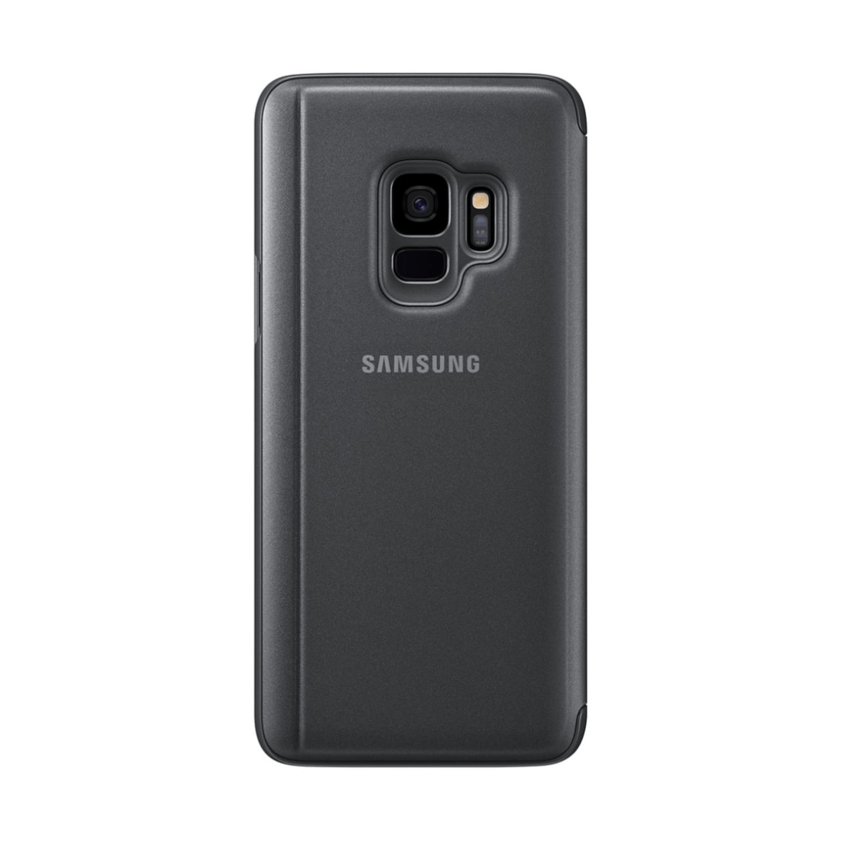 Carcasa Samsung Clear View Standing Cover Galaxy S9 Negro Openbox - Reuse Chile