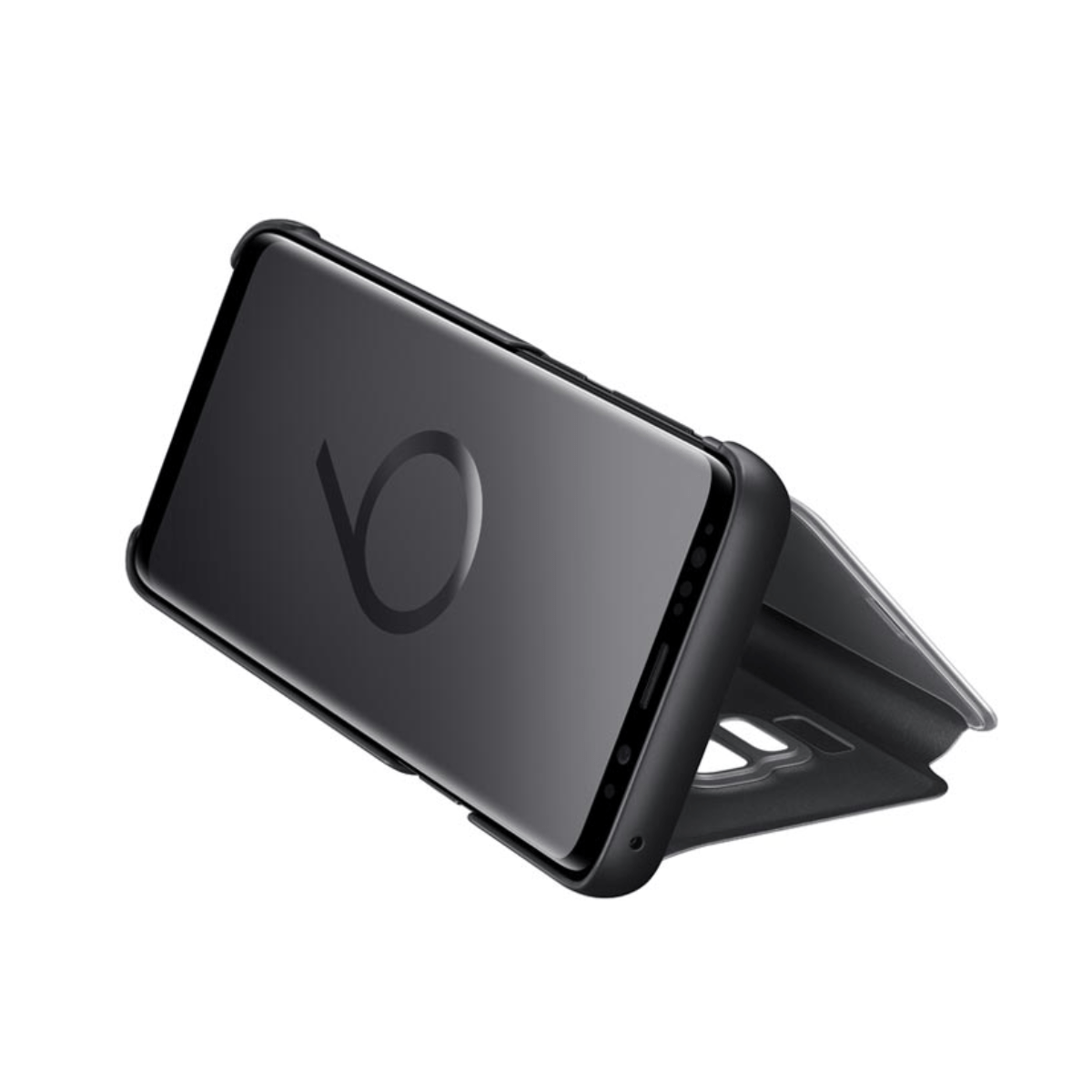 Carcasa Samsung Clear View Standing Cover Galaxy S9 Negro Openbox - Reuse Chile
