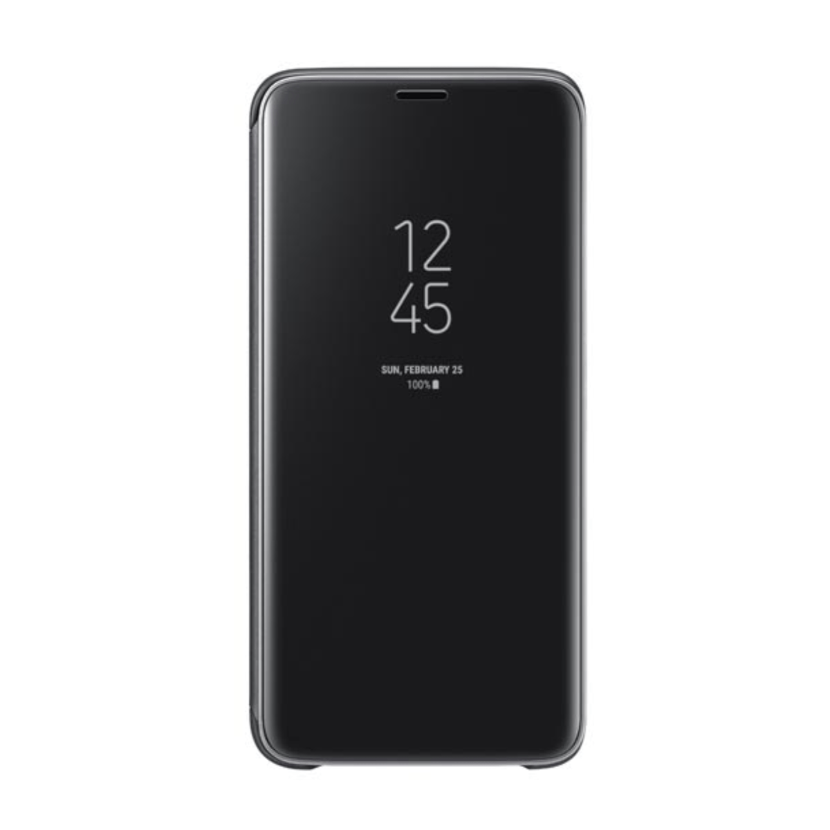 Carcasa Samsung Clear View Standing Cover Galaxy S9 Negro Openbox - Reuse Chile