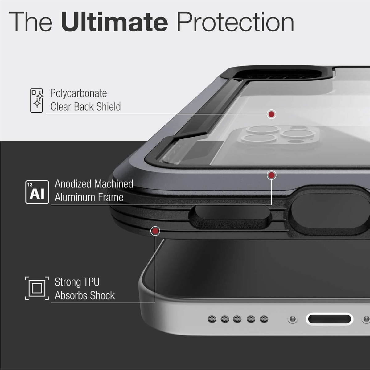 Carcasa X - Doria Raptic para Iphone 12 Mini Openbox - Reuse Chile