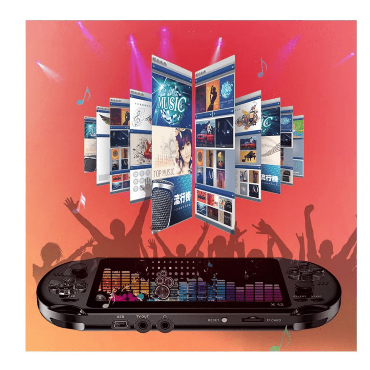 Consola de Juegos Retro x12 Azul 2000 Juegos Openbox - Reuse Chile