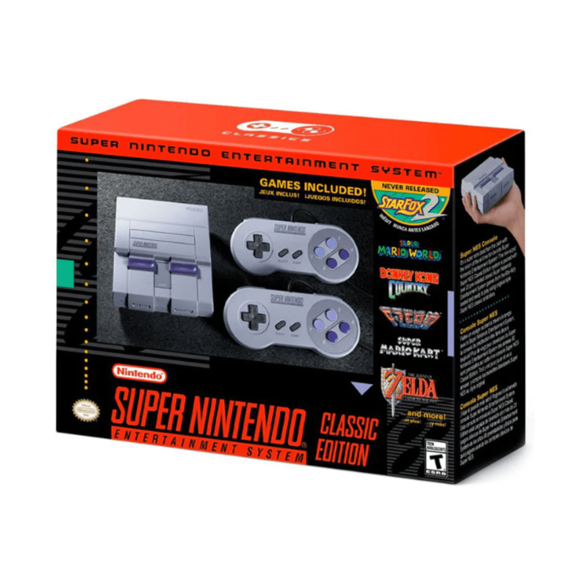 Consola Mini Classic Edition SNES 21 Juegos Openbox - Reuse Chile