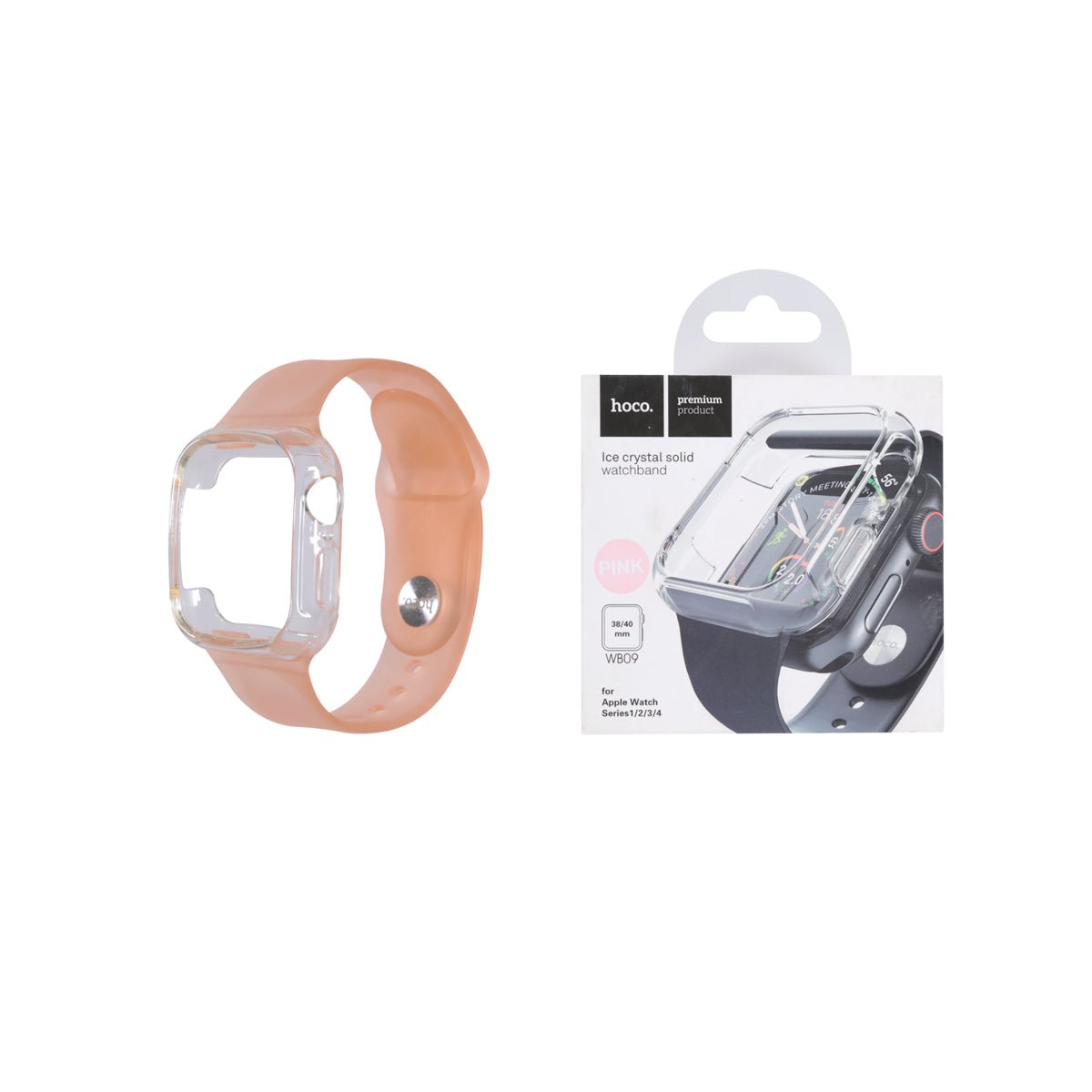 iWatch Band Tipo 1 Ice Crystal Solid Pink 38/40mm Openbox - Reuse Chile