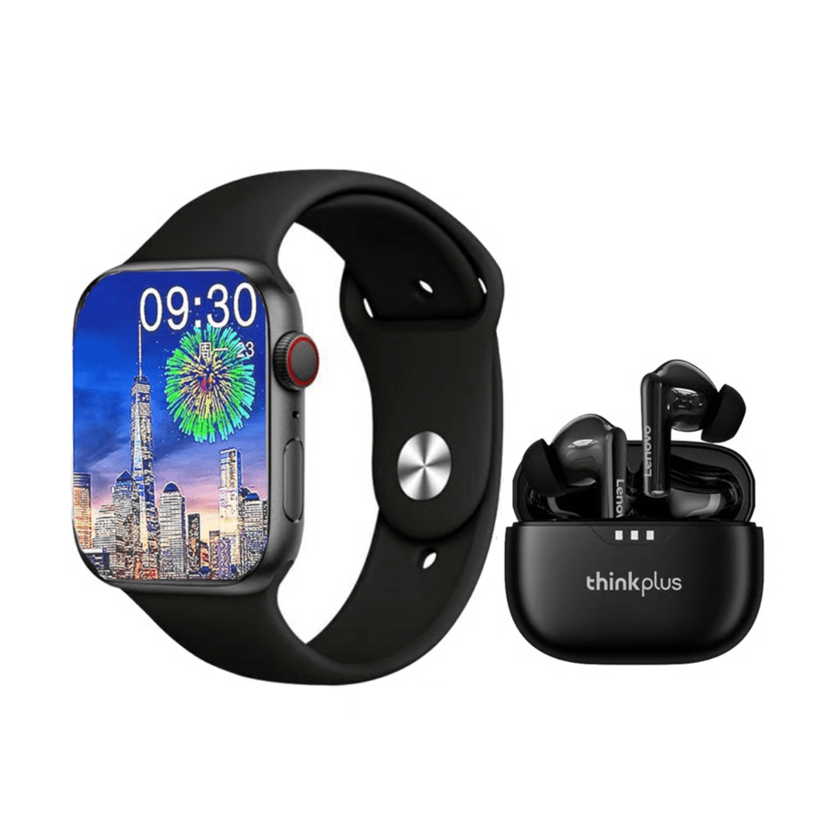 Kit Audífonos Lenovo LP3 Pro TWS + Smartwatch Toumi Watch Openbox - Reuse Chile