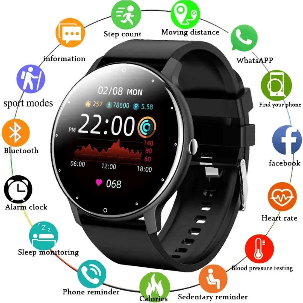 Kit Smartwatch Toumi Fit2 + Audífonos Lenovo LP40 Negro Openbox - Reuse Chile