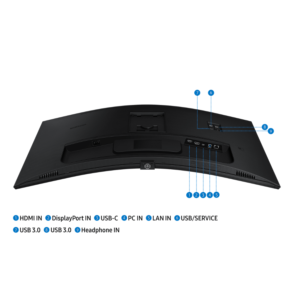 Monitor Samsung High Resolution Curvo 34" S65UC ViewFinity S6 QHD 100Hz Openbox - Reuse Chile