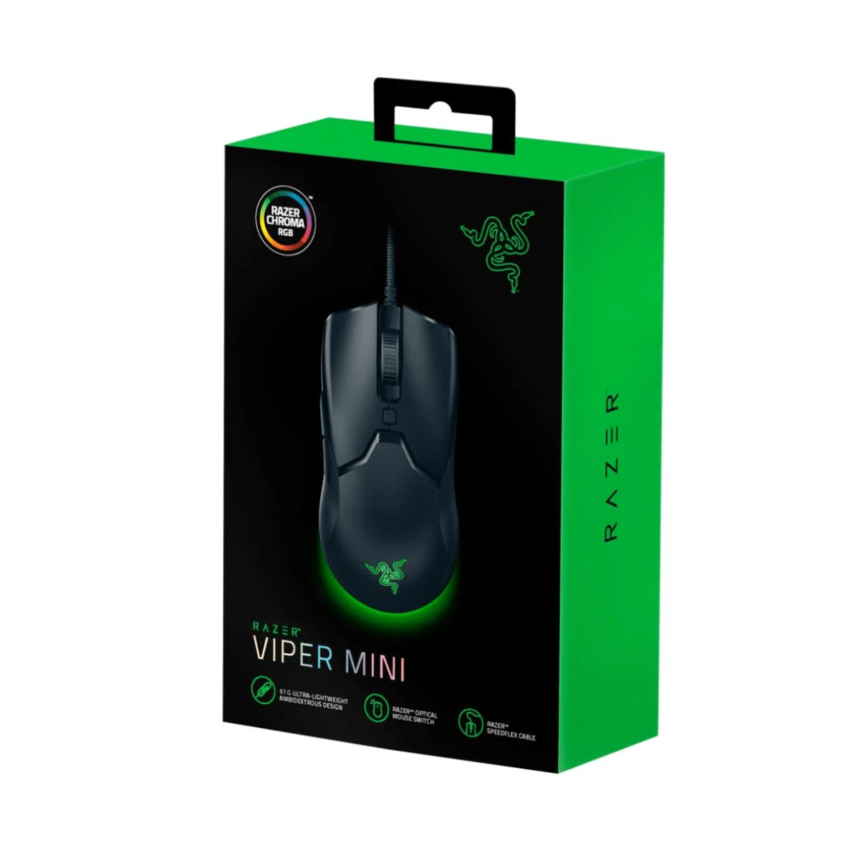 Mouse Razer Viper Mini ambidiestro para Juegos 8500DPI PAW3359 61g RGB Negro Openbox - Reuse Chile