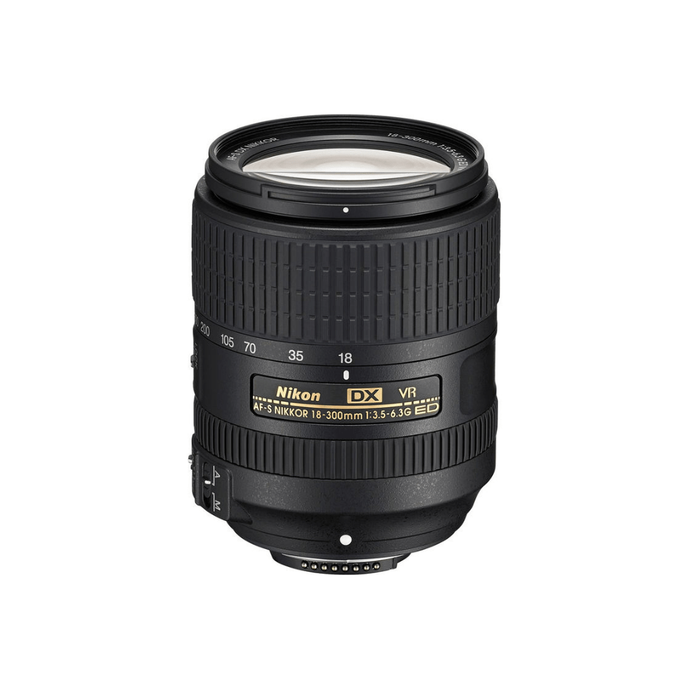 Nikon AF - S DX NIKKOR 18 - 300mm f/3.5 - 6.3G ED VR Lente Negro Reacondicionado - Reuse Chile