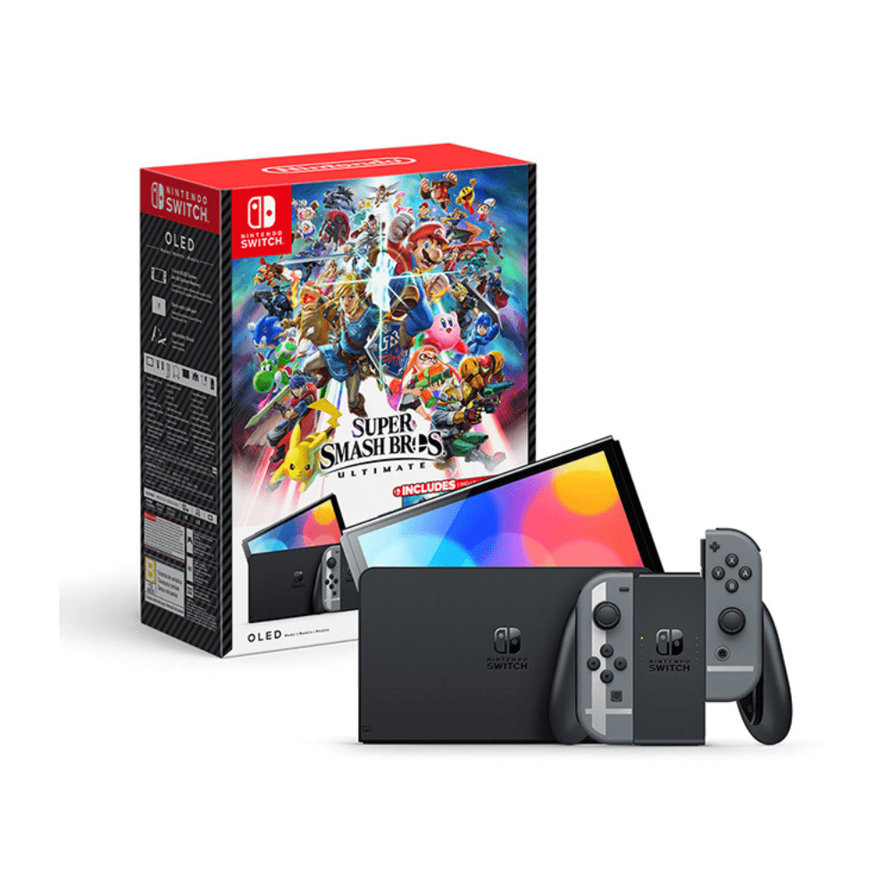 Nintendo Switch OLED + Juego Super Smash Bros Ultimate Openbox - Reuse Chile