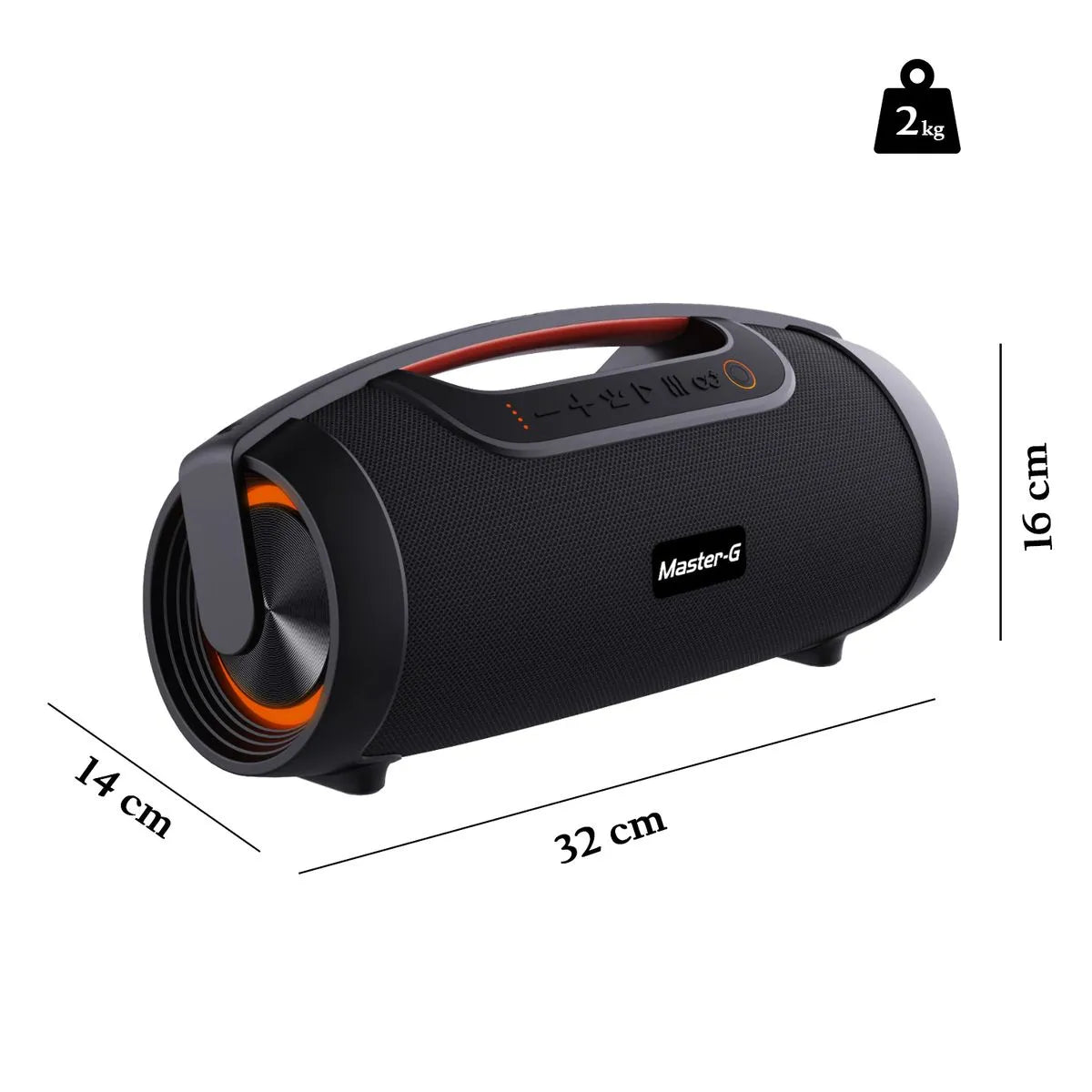 Parlante Master - G Bluetooth MGPERSEO 3" x2 Openbox - Reuse Chile