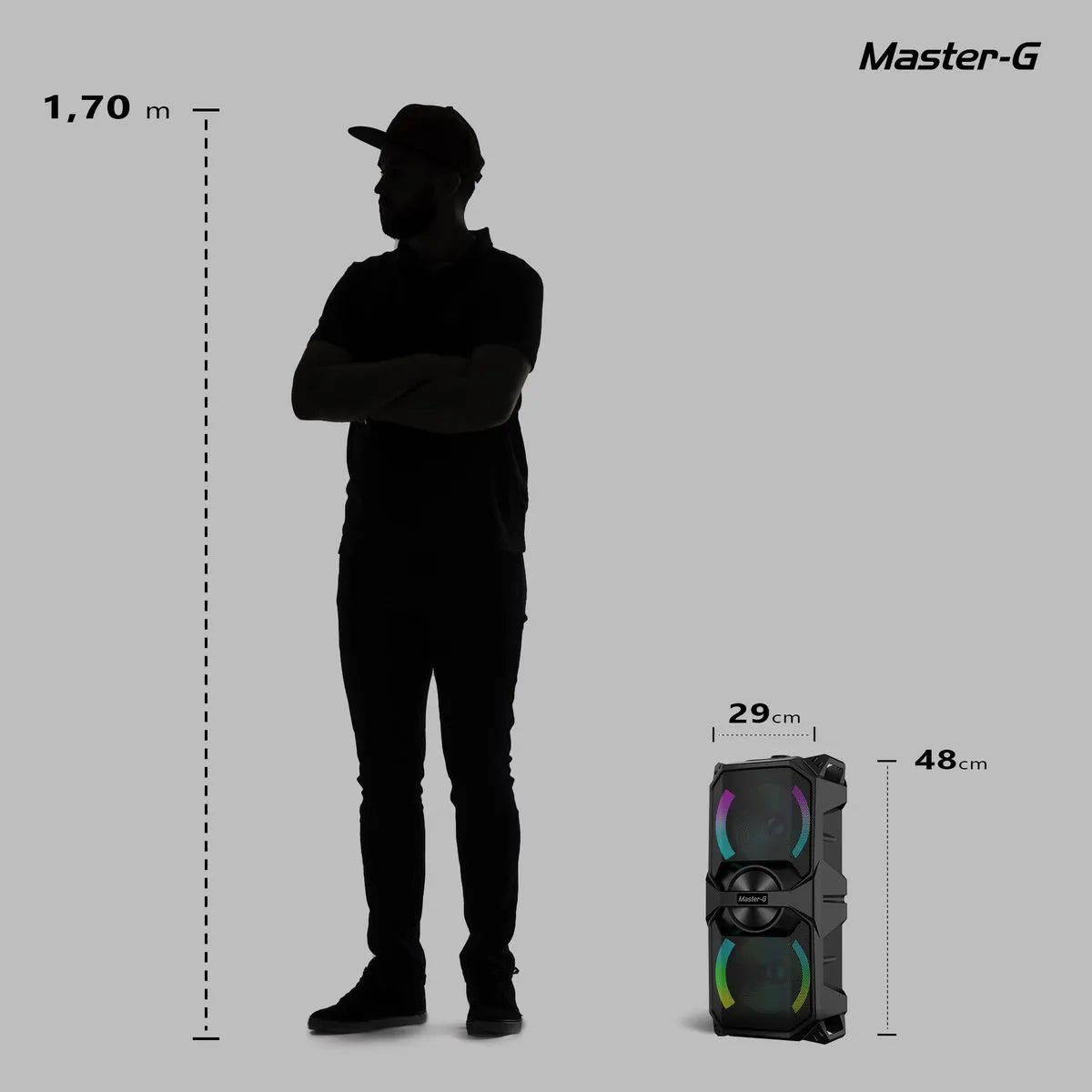 Parlante Master - G Karaoke Bluetooth Luxor 6.5" Openbox - Reuse Chile