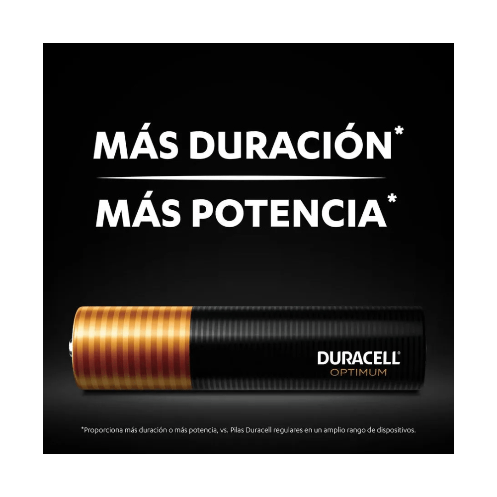 Pilas Duracell Optimum AA X6 Openbox - Reuse Chile