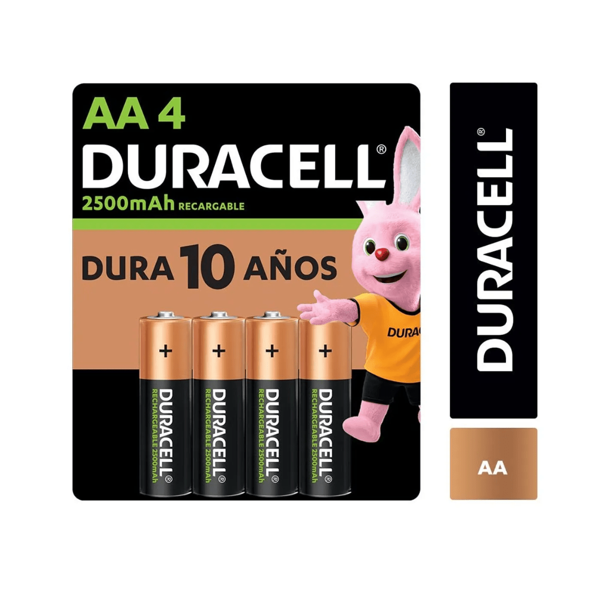 Pilas Duracell Recargables AA X4 Openbox - Reuse Chile