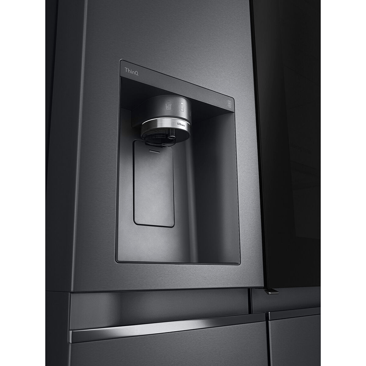 Refrigerador LG Side by Side de 598 L con InstaView Craft Ice Negro Openbox - Reuse Chile