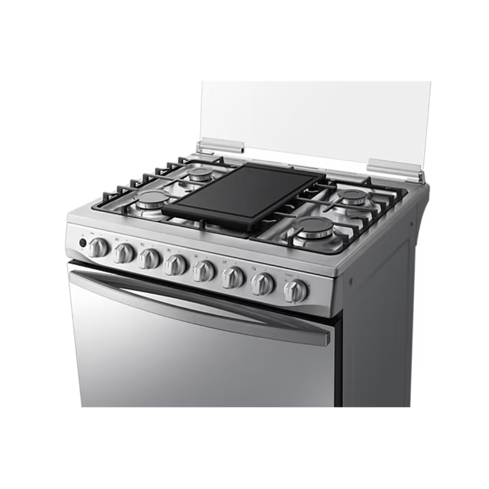 Samsung Cocina a Gas con 6 quemadores rápidos y semi rápidos Espejado Openbox - Reuse Chile