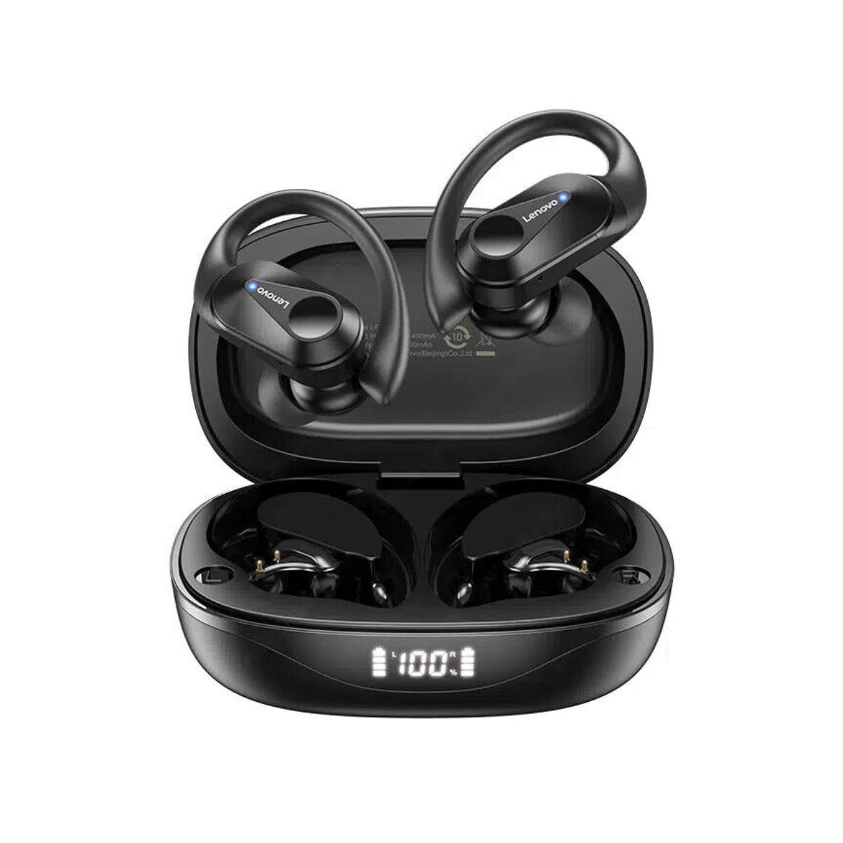 Set x2 Audífonos Lenovo LP75 Negro y Blanco Openbox - Reuse Chile