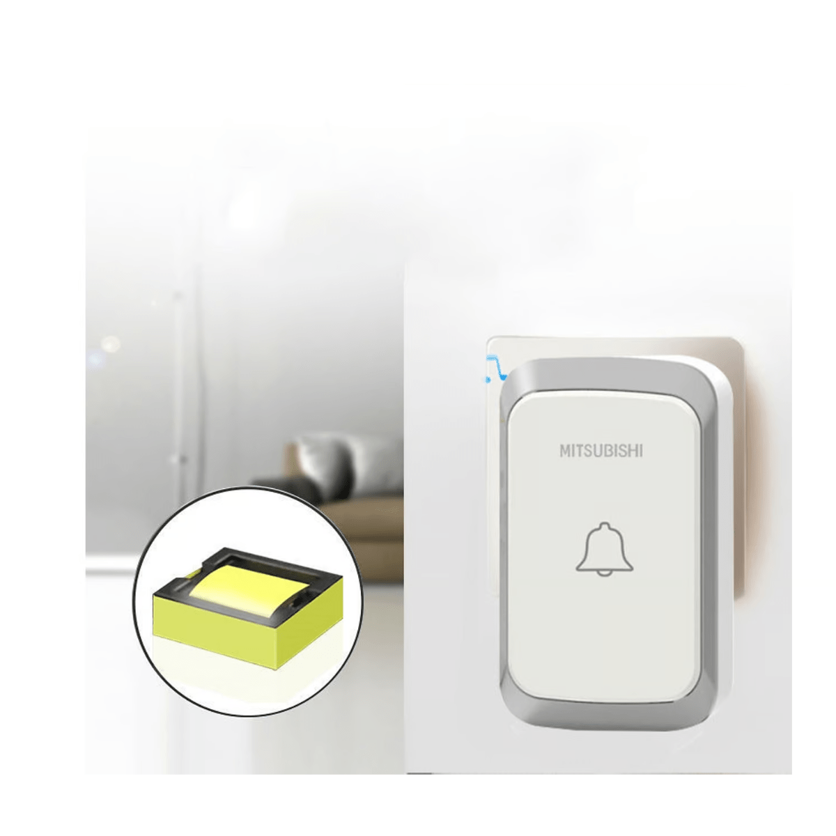 Timbre Mitsubishi Inalámbrico Autogenerador Openbox - Reuse Chile