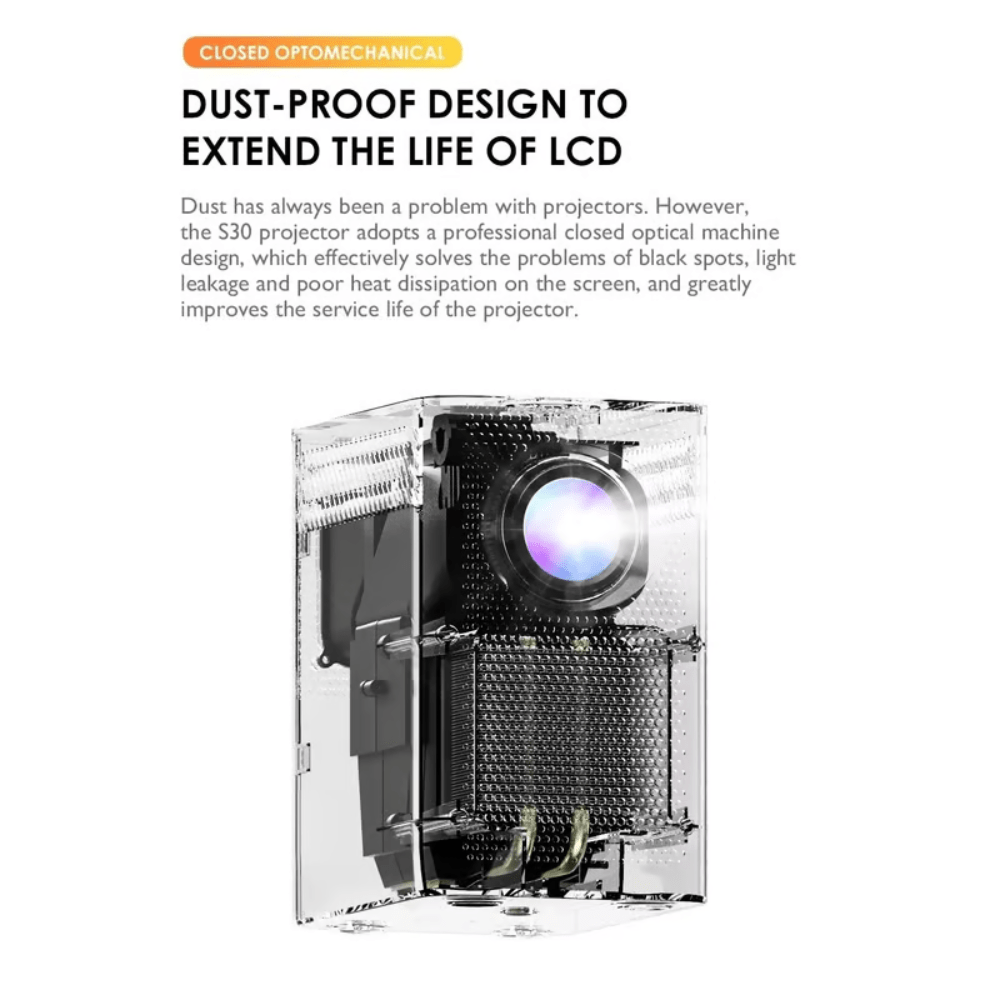 Toumi S3 De proyector 4K WiFi 1080P 2+16G Android 10 Openbox - Reuse Chile