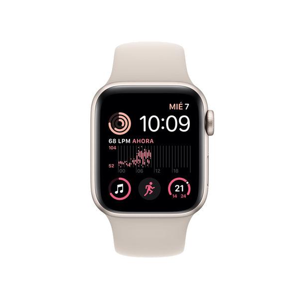 Apple Watch SE 2020 (40mm, GPS) - Caja de Aluminio Blanco Reacondicionado - Reuse Chile
