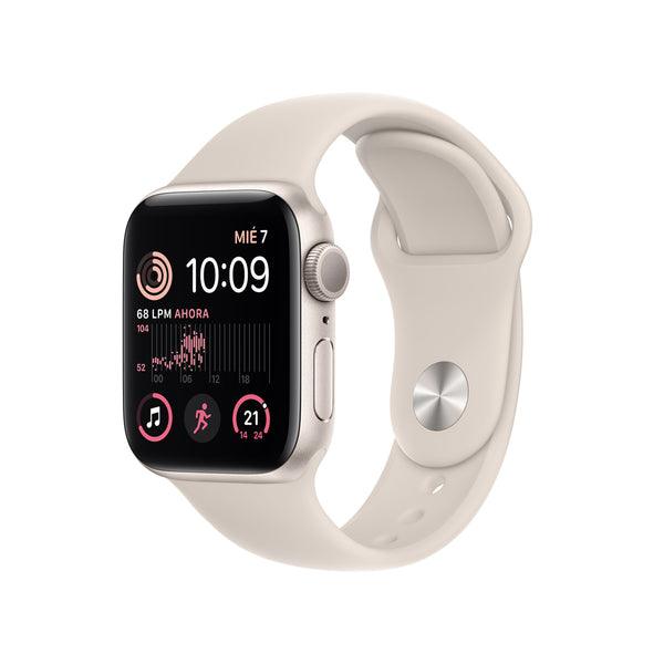 Apple Watch SE 2020 (40mm, GPS) - Caja de Aluminio Blanco Reacondicionado - Reuse Chile