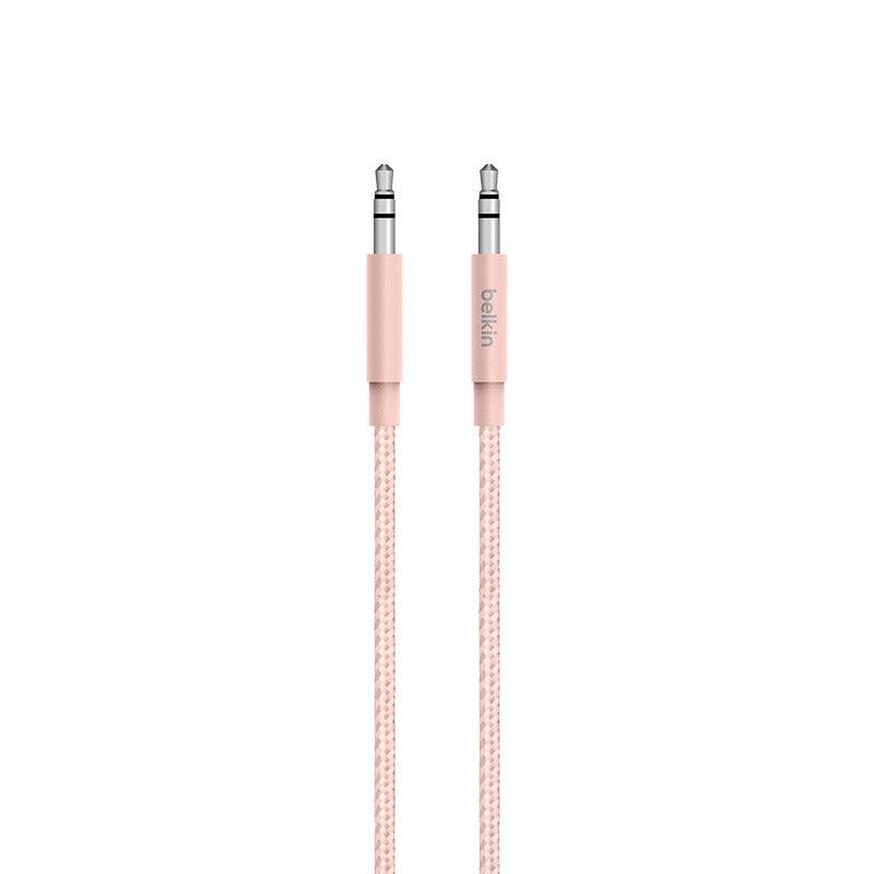 Cable de audio auxiliar Belkin Mixit de 1,2 m / Oro Rosa Openbox - Reuse Chile