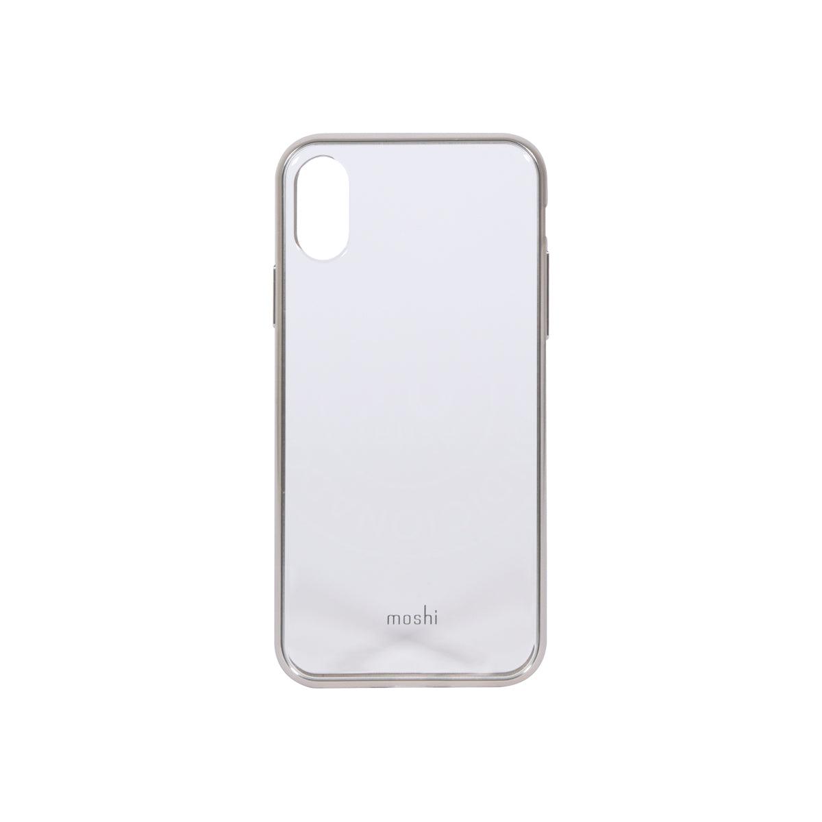 Carcasa iPhone X/Xs Vitros Moshi Jet Silver Openbox - Reuse Chile