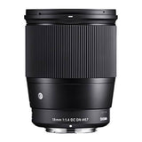 Sigma 16mm f/1.4 DC DN Contemporary para Canon EF-M Negro Reacondicionado