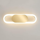 Lámpara de Techo LED Regulable Dorado Reacondicionado