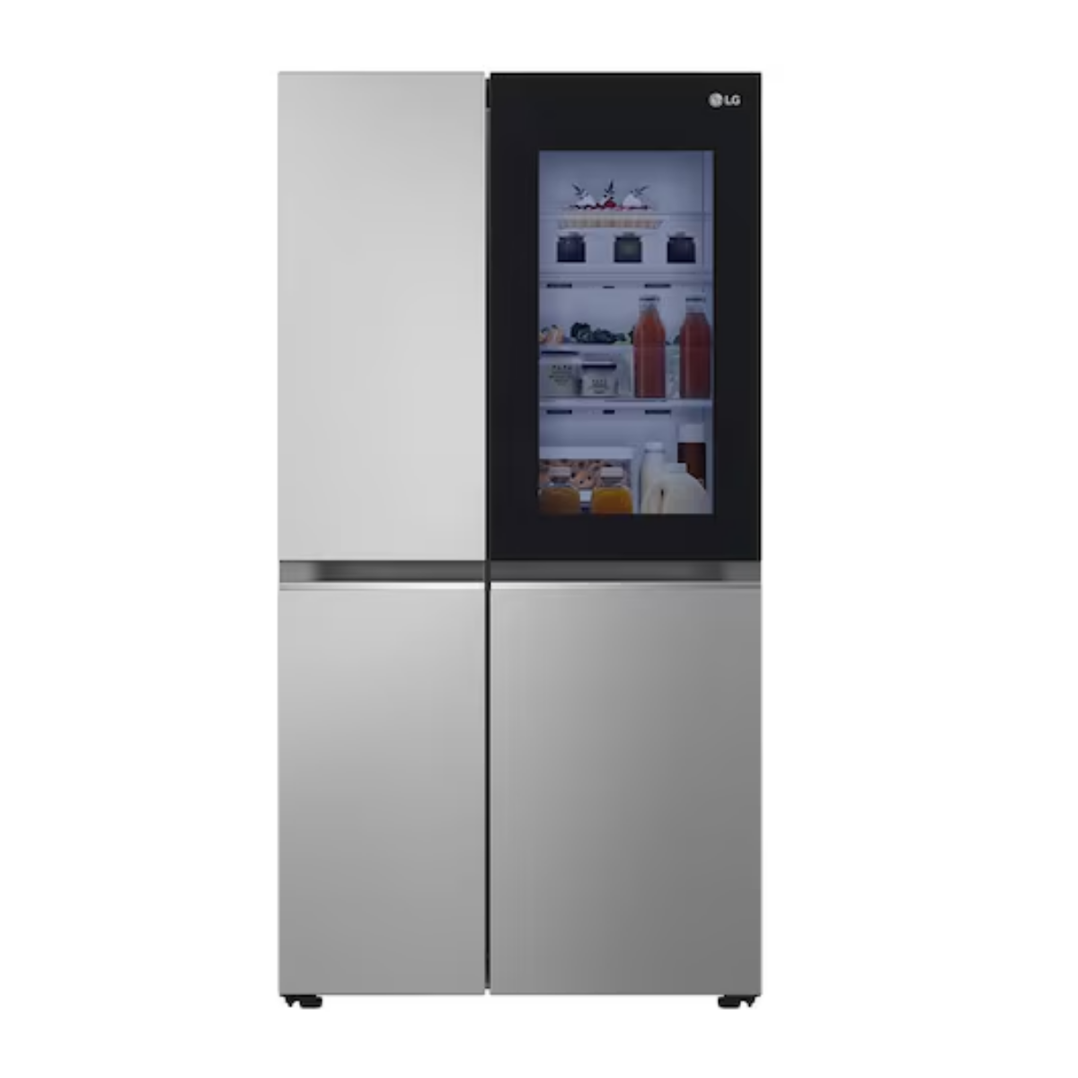LG Refrigerador Side by Side 647 L No Frost GS66BVP.APYPECL Plata Reacondicionado