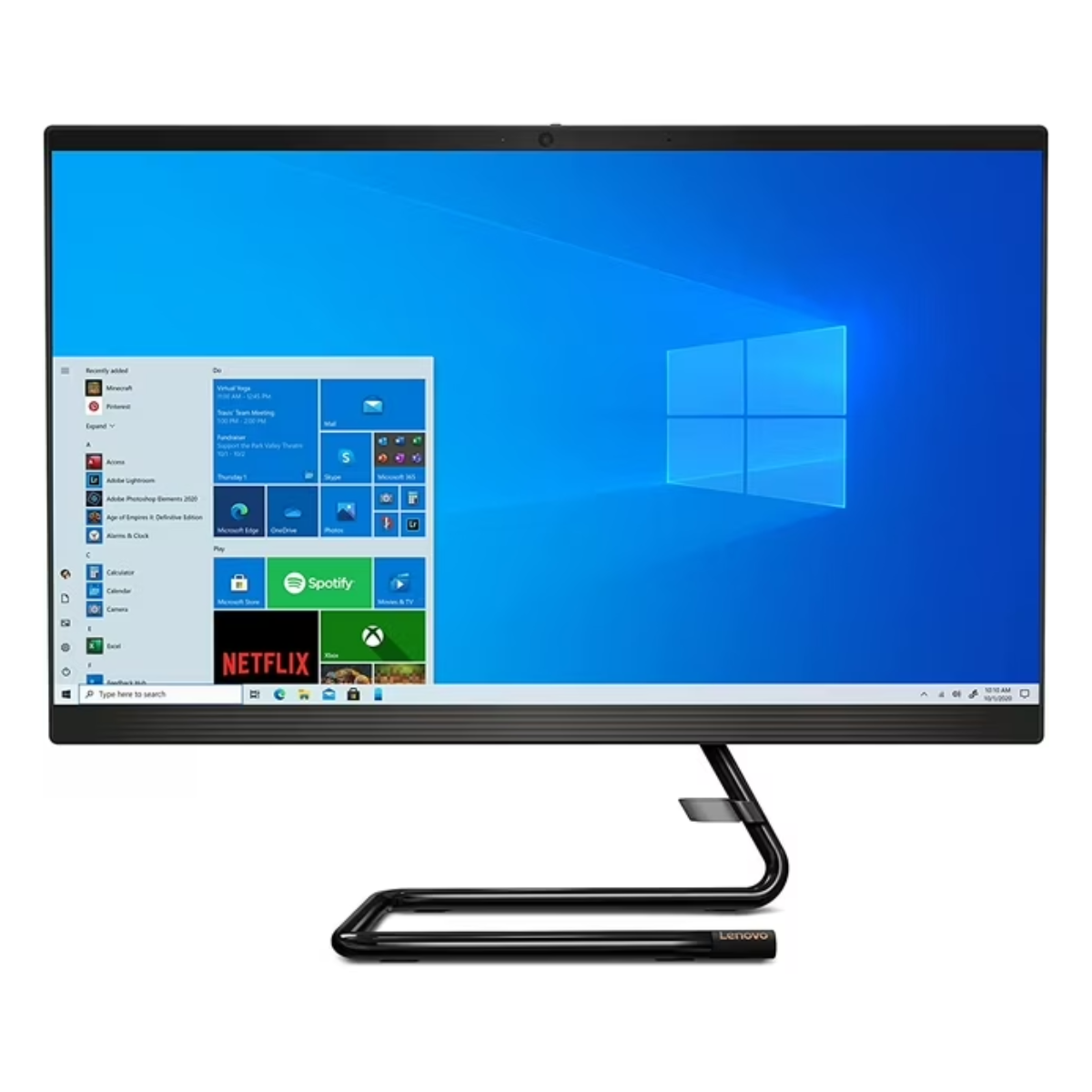 Lenovo AIO IdeaCentre 3 24ARE05 23.8" Ryzen 7 4800U 1.8 GHz 8GB RAM 512GB SSD 2020 Negro Reacondicionado