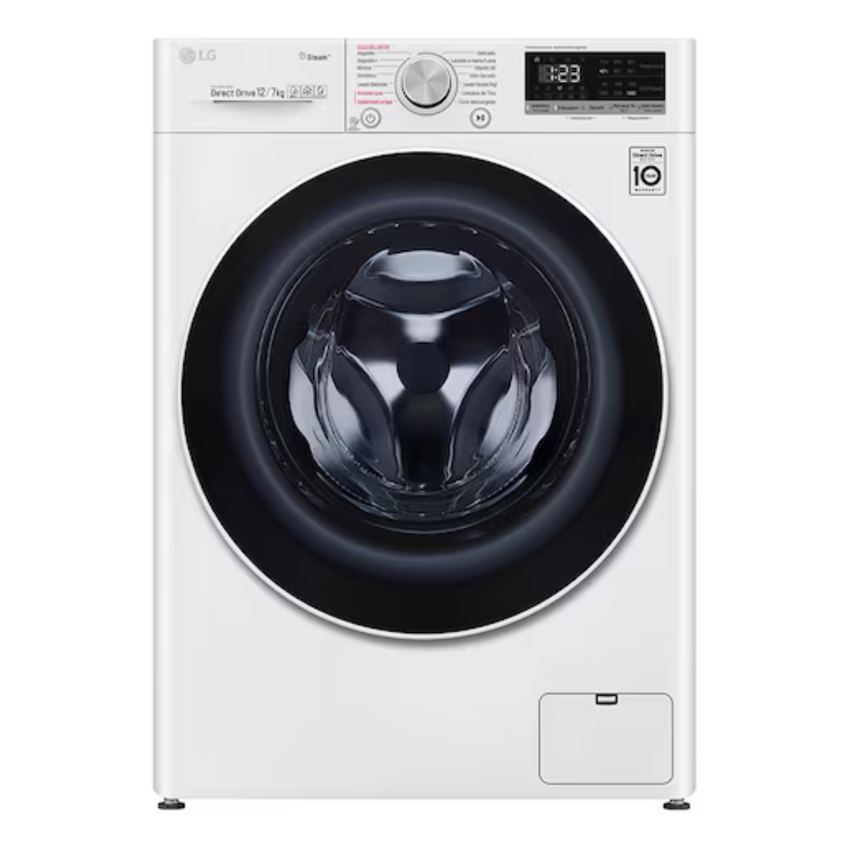LG Lavadora Secadora Carga Frontal 12KG/7KG Blanco WD12WVC5S6.ABWPECL Reacondicionado