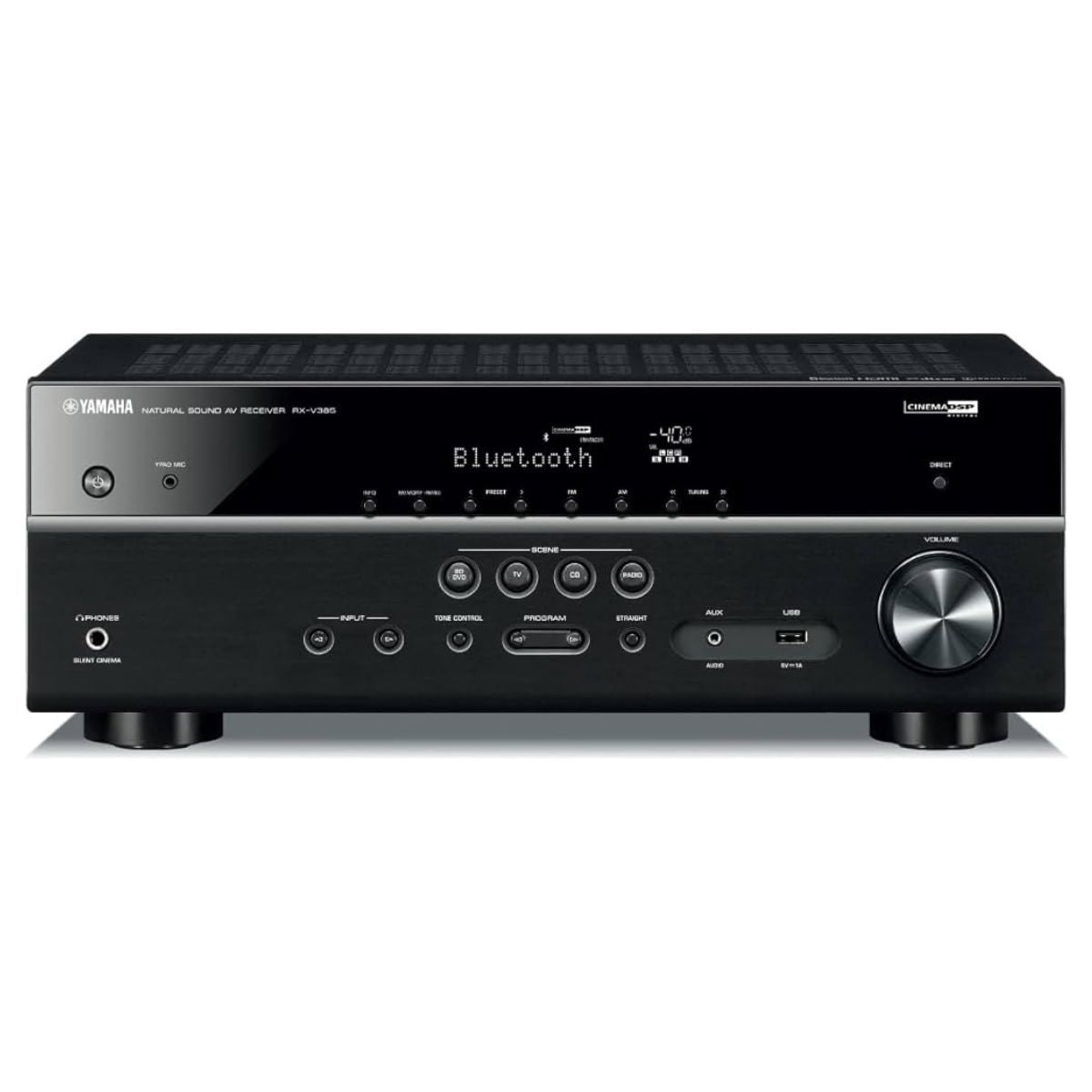 Yamaha RX-V385 Receptor AV 5.1 Canales Bluetooth Reacondicionado