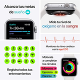 Apple Watch Series 6 (40mm, GPS+Cellular) - Caja de Aluminio Plata Reacondicionado