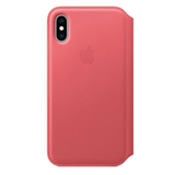 Estuche Protector Apple de Cuero con Tapa para iPhone XS Rosado MRX12ZM/A Openbox