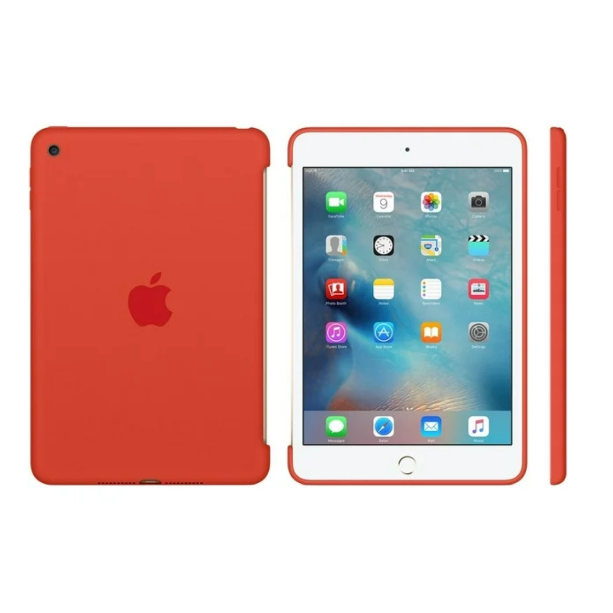 Carcasa Apple de silicona iPad Mini 4 Naranja Openbox
