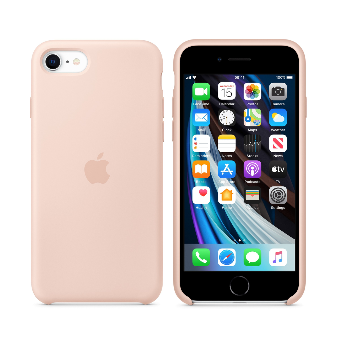 Carcasa de Silicona Apple para iPhone SE Rosado Vintage MN6G3ZM/A