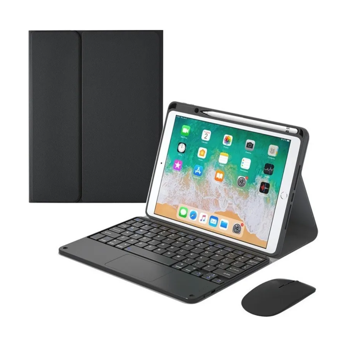 Funda con Teclado, Touchpad y Ratón (Ñ) para iPad 10.2″ OpenBox