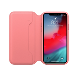 Estuche Protector Apple de Cuero con Tapa para iPhone XS Rosado MRX12ZM/A Openbox