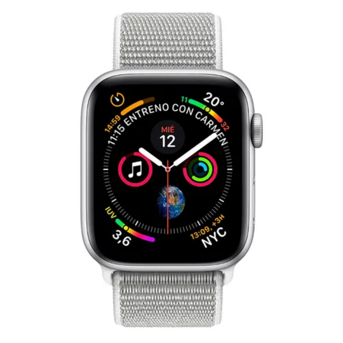 Apple Watch SE Series 40mm Plata Correa Gris Reacondicionado