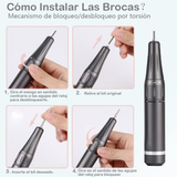 Taladro De Uñas Usb 35000rpm Con Kit Brocas-Gray Reacondicionado