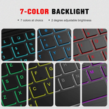 Funda Con 7 Colors Teclado Retroiluminado Para Xiaomi Pad 5/Pad 5 Pro 11 Pulgadas Openbox
