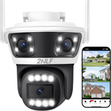 2nlf® Camera Externa Wifi Ip Prova D'Água Infravermelho 5g Hd 1080 Reacondicionado