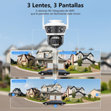 2nlf® Camera Externa Wifi Ip Prova D'Água Infravermelho 5g Hd 1080 Reacondicionado