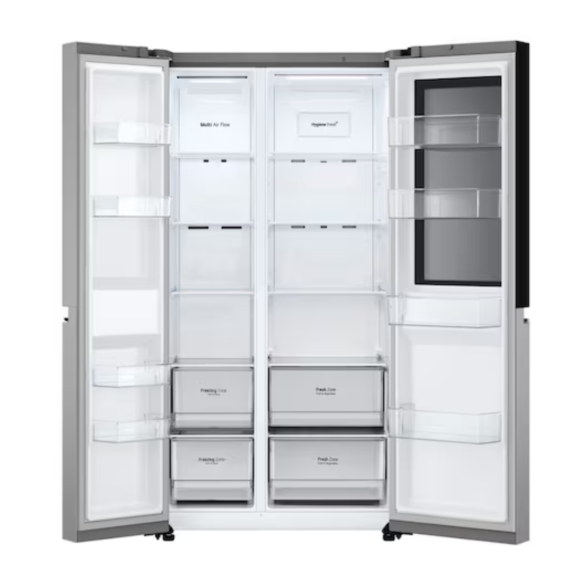 LG Refrigerador Side by Side 647 L No Frost GS66BVP.APYPECL Plata Reacondicionado