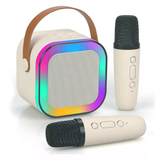 Toumi 3 in 1 led Charging BT Karaoke Speaker y 2 Micrófonos Reacondicionado