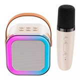 Toumi 3 in 1 led Charging BT Karaoke Speaker y 2 Micrófonos Reacondicionado