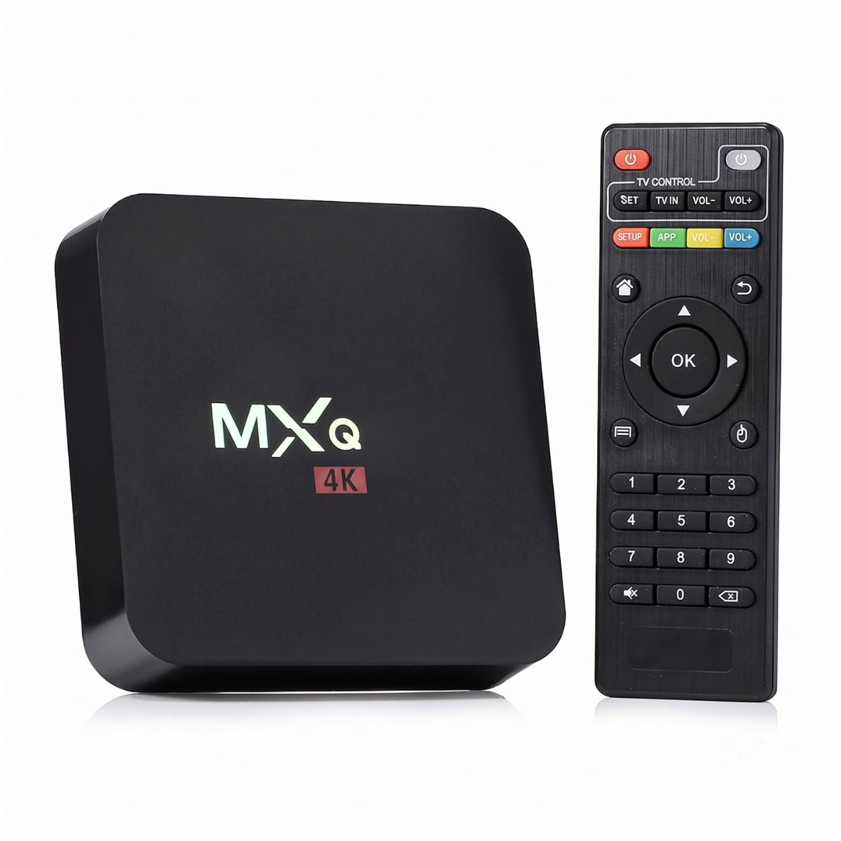 MXQ 4K TV Box con Control Remoto Open Box