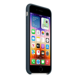 Carcasa de Silicona Apple para iPhone SE Azul Abismo Openbox